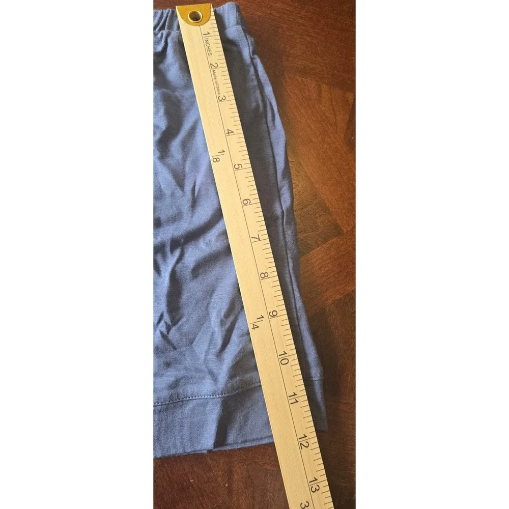 Haven Well Within Blue Tencel Pajama Shorts Womens XS Drawstring New